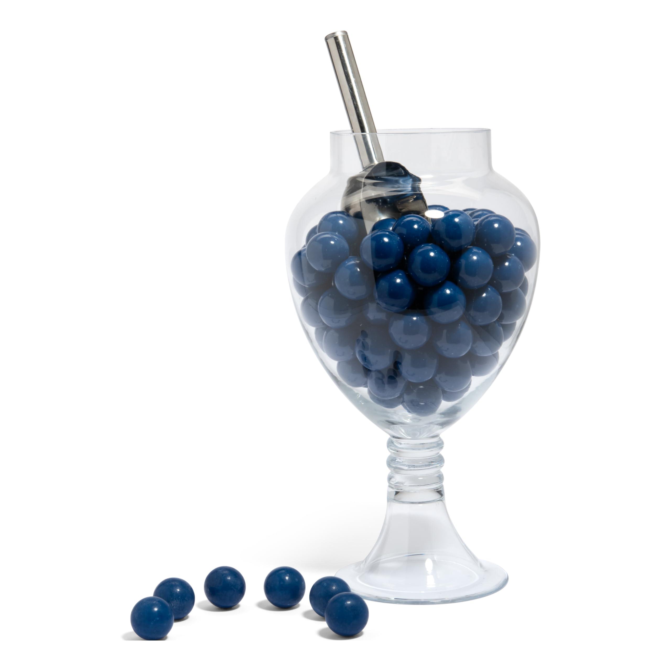 Candy Envy Large 1" Royal Blue Gumballs - 2 Pound Bag - Approximately 120 Gumballs Per Bag