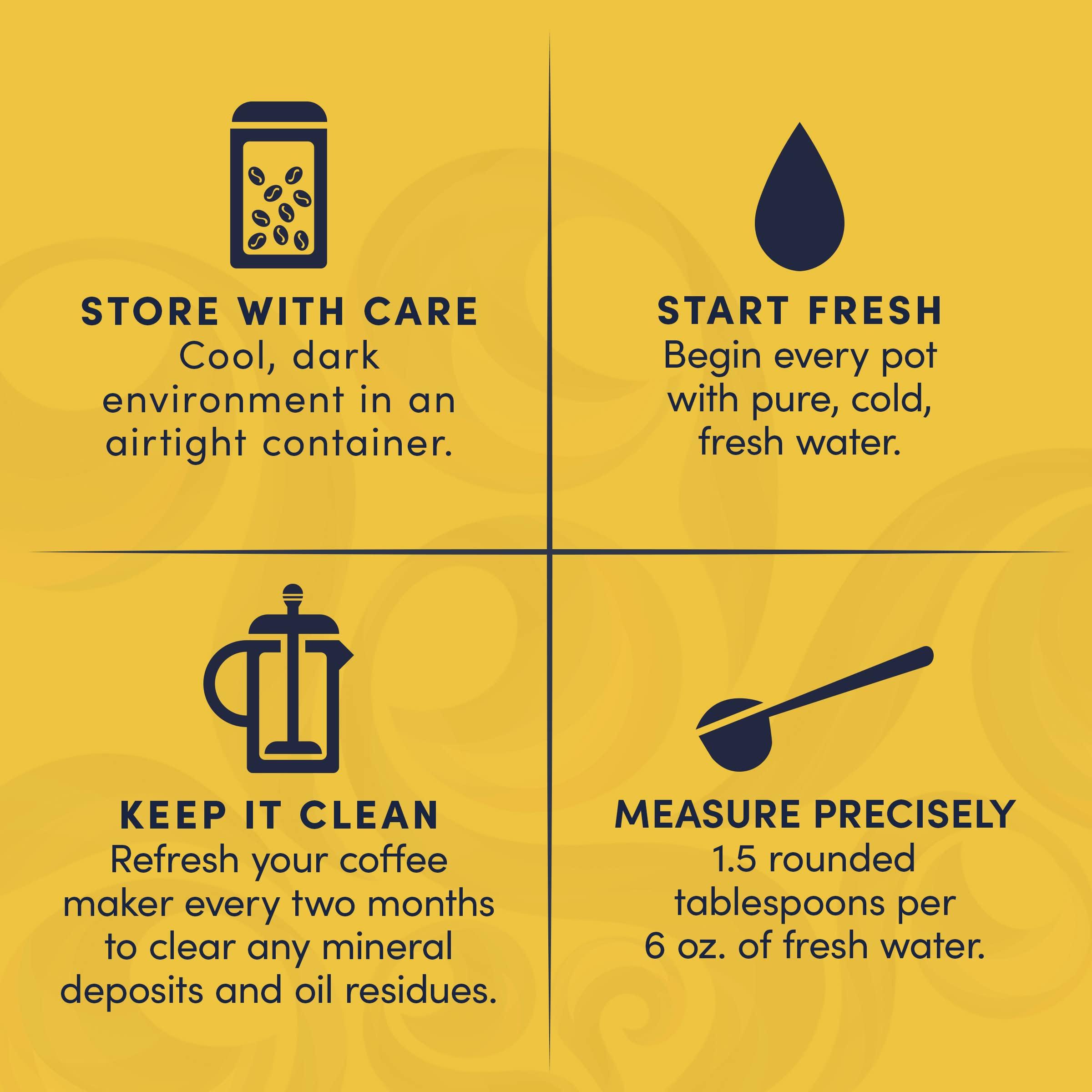 Gevalia Gevalia Decaf House Blend Medium Roast Ground Coffee (12 oz Bag) (Pack of 5)