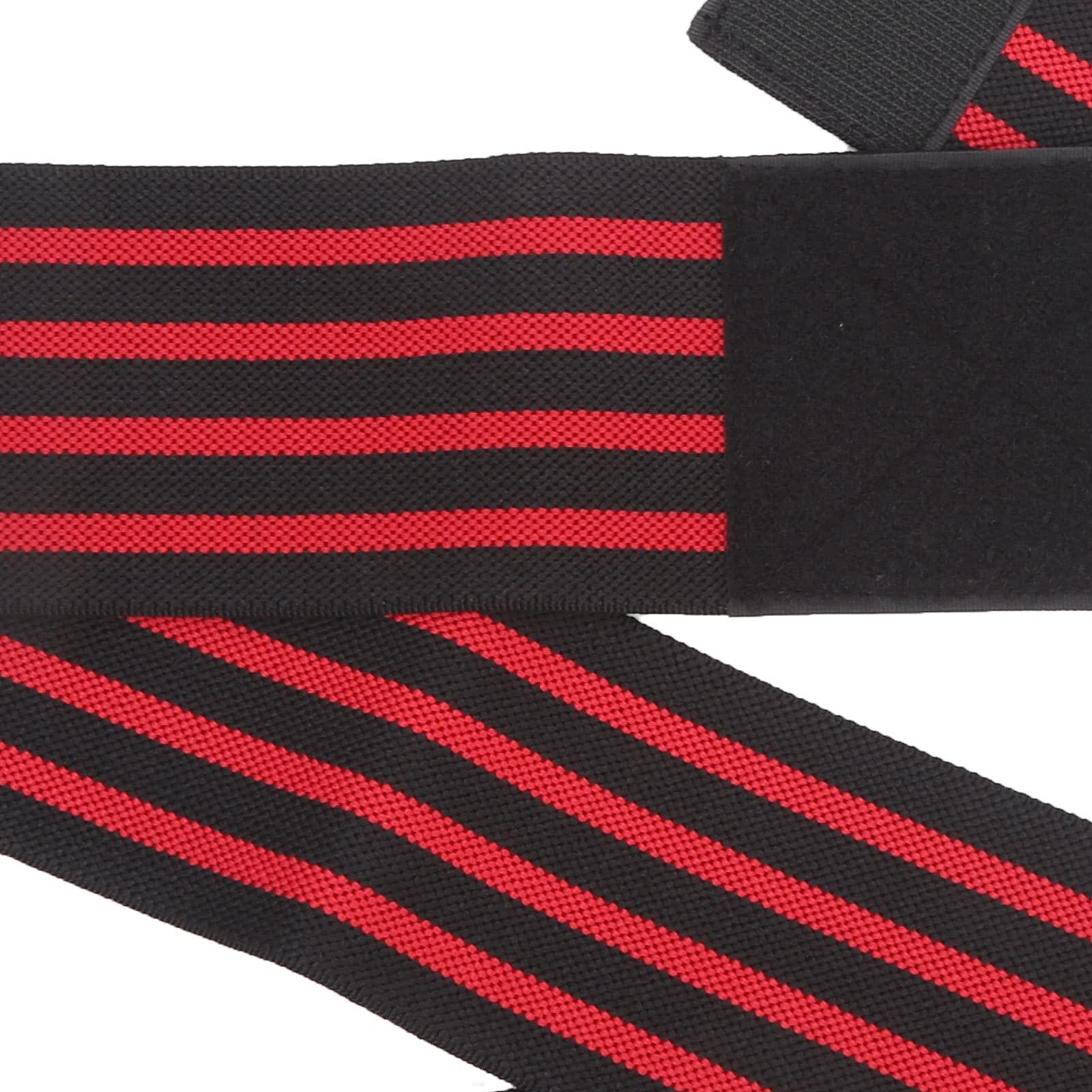 Flbirret Flbirret Adjustable Elbow Support Brace for Sports and Injury Recovery - Breathable and Elastic Compression Bandage for Tennis and Golfers Elbow Pain Relief(Black and Red Stripe)