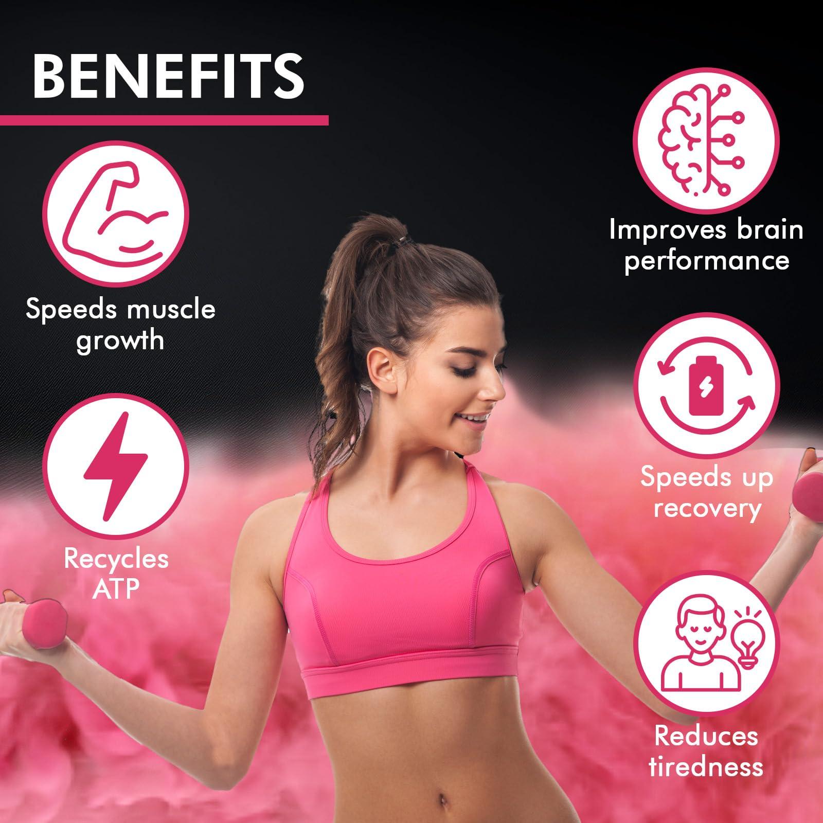 Keystone Peak KP Creatine Monohydrate Gummies Pink Lemonade for Men & Women, 100% Creatine Pink Lemonade Gummies, 5g per Serving + Vegan, Sugar Free + Strength, Energy, Muscle & Booty Gain - 120 Count