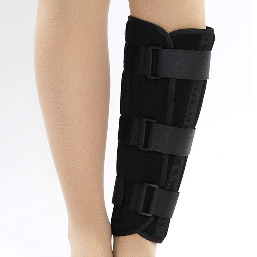 XJZHANG XJZHANG Shank Calf Support Night Splint Support Joint Brace, Tibia and Fibula Fracture Orthosis External Adjustable Fixation Strap Wrap Sleeve Belt Protector