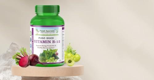 Planet Ayurveda Planet Ayurveda Plant Based Vitamin D3 Organic, Healthy Bones, Immunity, Mood, for Women, Men, Children, 60 CT (30-60 Days) (Pack of 1)