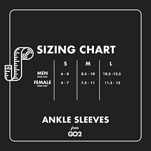 Go2Socks Go2 Arch Compression Support Sleeves for Heel Spur Relief, Gout, Neuropathy, Sports Injury, Men & Women Relief Socks (Solid White, Small)