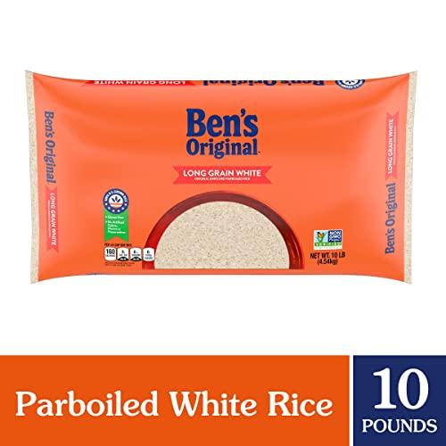 BEN\'S ORIGINAL BEN\'S ORIGINAL Enriched Long Grain White Rice, Parboiled Rice, 10 lb Bag (Pack of 3)