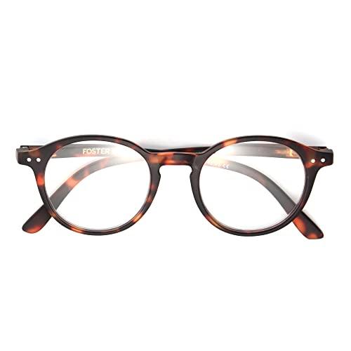 Foster Grant Foster Grant Unisex Parker Anti-fog Blue Light Readers Reading Glasses, Matte Rubberized Tortoise, 48 Mm US