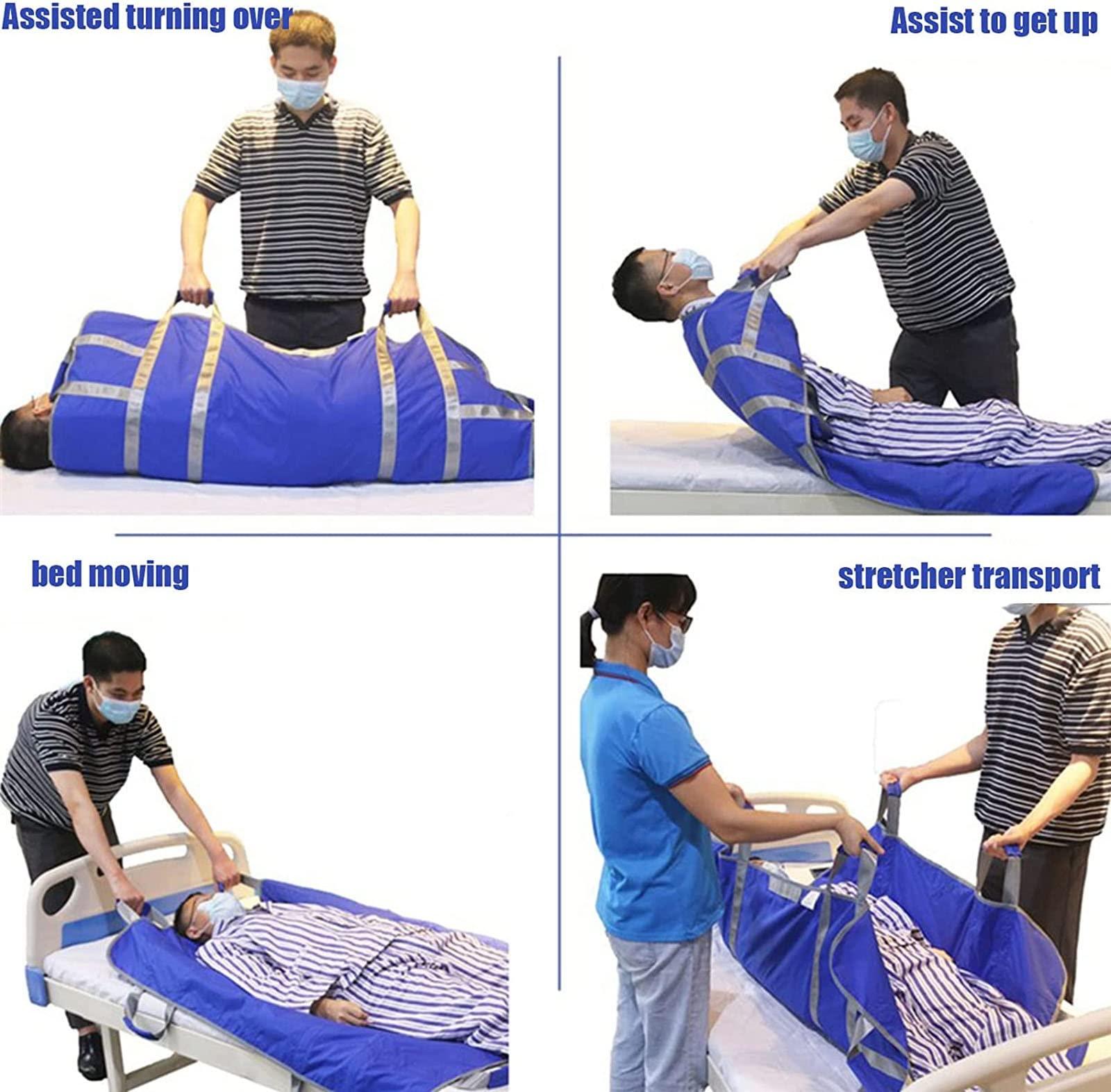 CEEBUS CEEBUS Multipurpose Positioning Bed Pad with Reinforced Handles Transfer Sheet,for Body Lifting, Turning Repositioning,for Elderly, Caregiver Adult Lift Sheet