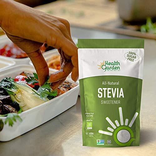 HEALTH GARDEN Health Garden Stevia Sweetener Powder - All Natural - Kosher - Gluten and Sugar Free - Keto Friendly (12 oz)