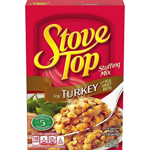 Stove Top Stove Top Stuffing Mix, Turkey, 6 Ounce (Pack of 2)