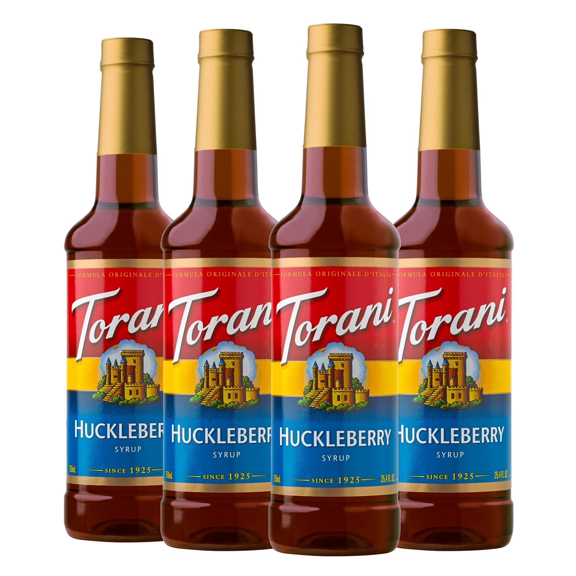 Torani Torani Syrup, Huckleberry, 25.4 Ounce (Pack of 4)