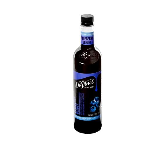 DaVinci Gourmet DaVinci Gourmet Sugar-Free Blueberry Syrup, 25.4 Fl Ounce (Pack of 4)