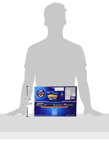 Kraft KRAFT Macaroni & Cheese Dinner Cup Easy Mac Original, 58 grams Cups (Pack of 12)