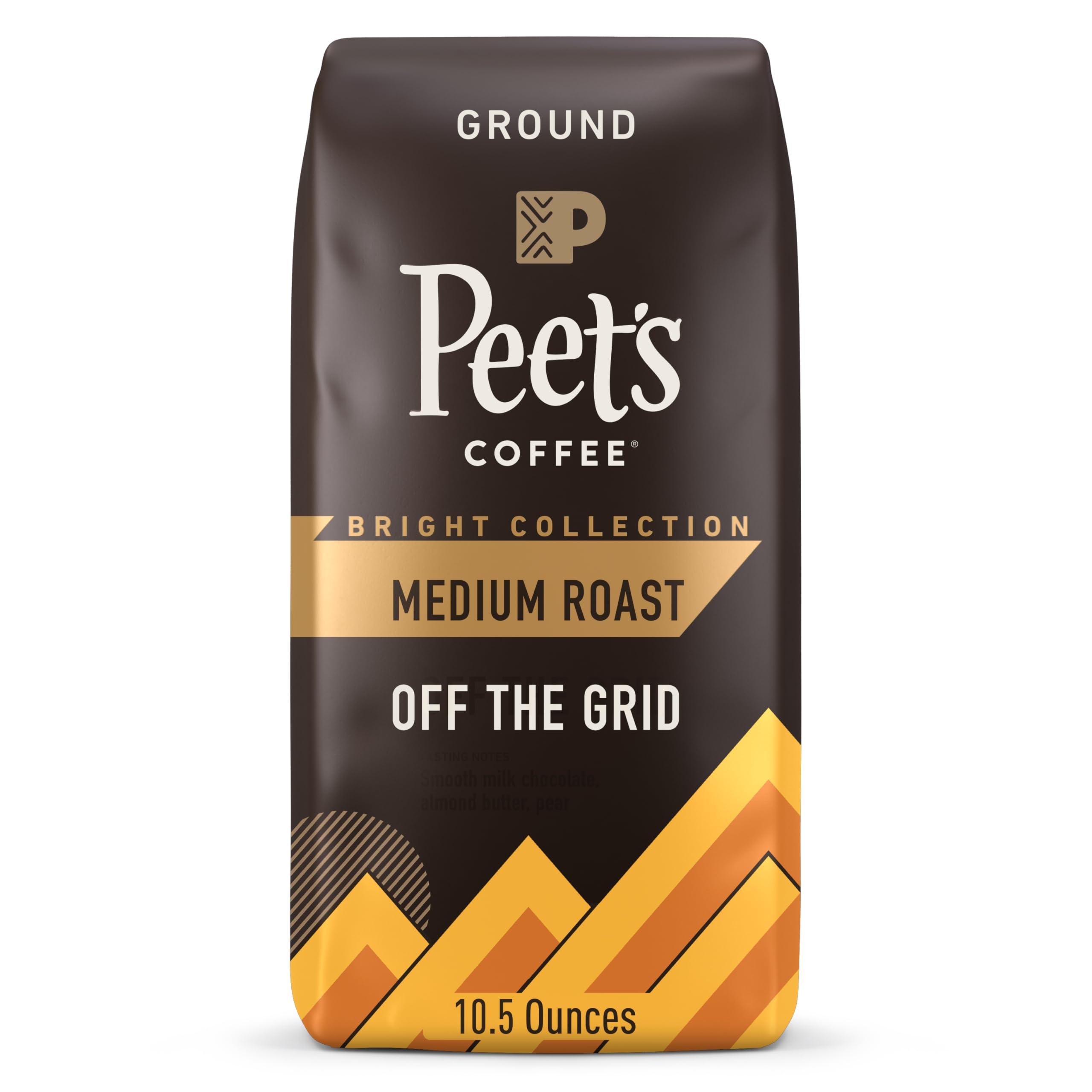 Peet\'s Coffee Peet\'s Coffee, Medium Roast Ground Coffee - Off the Grid Blend, 10.5 Ounce Bag