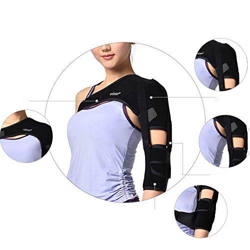 Airgoesin airgoesin Shoulder Brace Support Arm Sling for Stroke Hemiplegia Subluxation Recovery, Left Shoulder