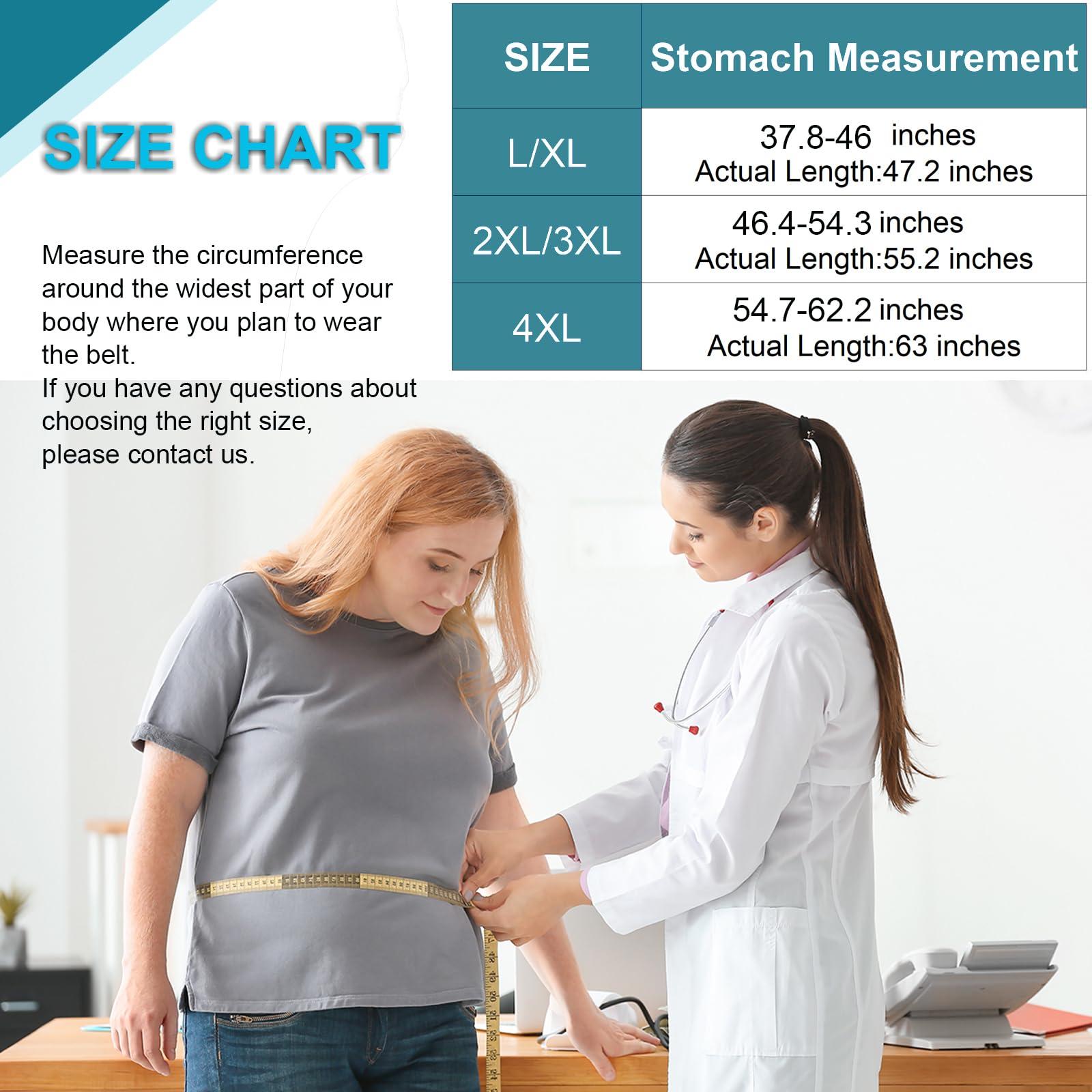 MAMODY Abdominal Binder Post Surgery Plus Size | Postpartum Belly Band Wrap | Post C Section Belly Binder | Stomach Compression Hernia Belt For Men or Women Hernia Surgery, Natural Birth, Abdominal Injuries,Hysterectomy (2XL/3XL)