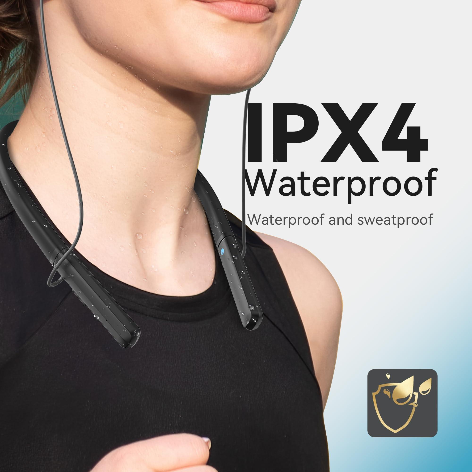 DiGGiNGSOUND DIGGINGSOUND Hearing Aids, Neckband Hearing Aids with Bluetooth, Hearing Aid Amplifier for Seniors with Noise Cancelling, One Charge Used for a Whole Day