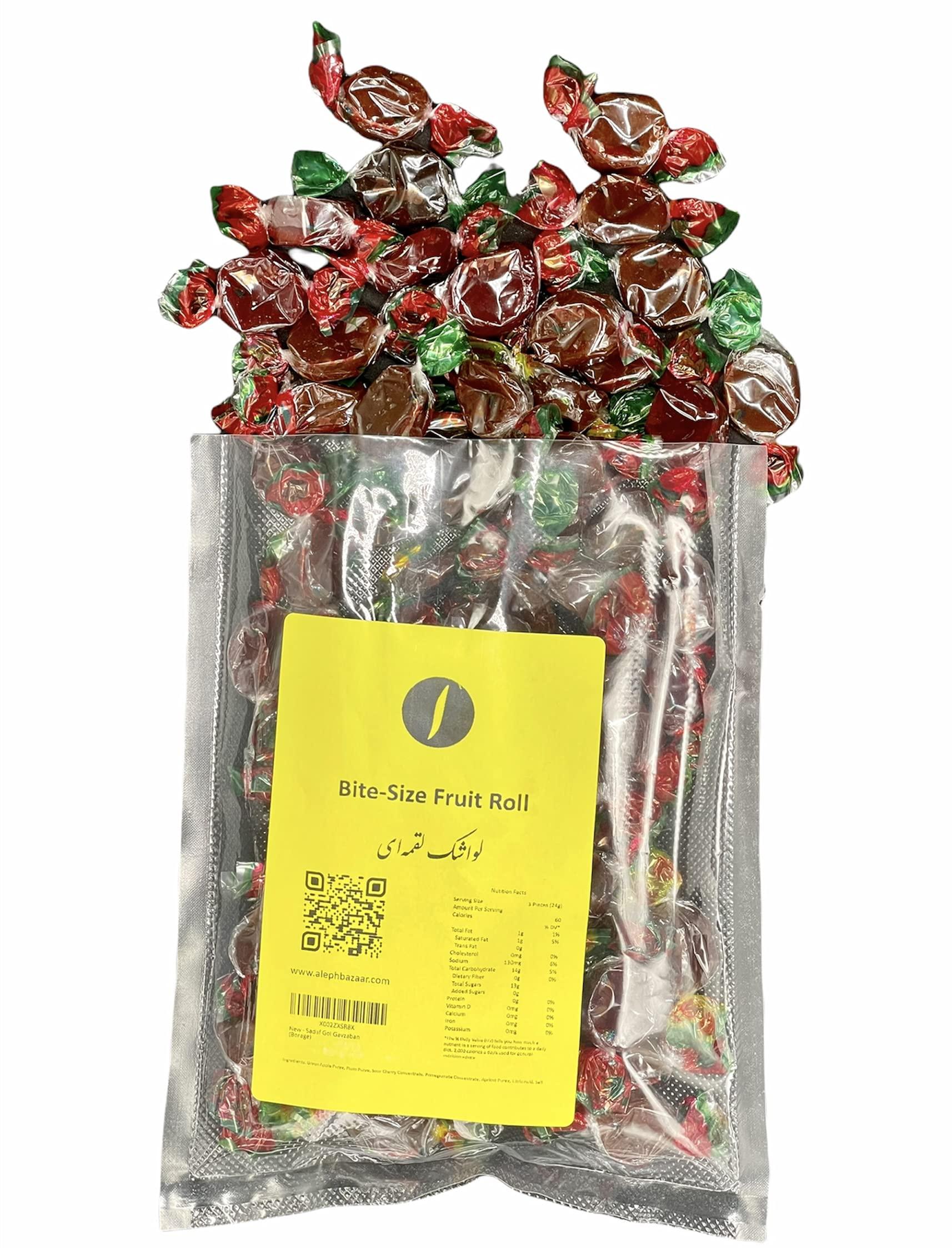 ALEPH BAZAAR Bite-Size Fruit Leather - Lavashak - 1 Pound