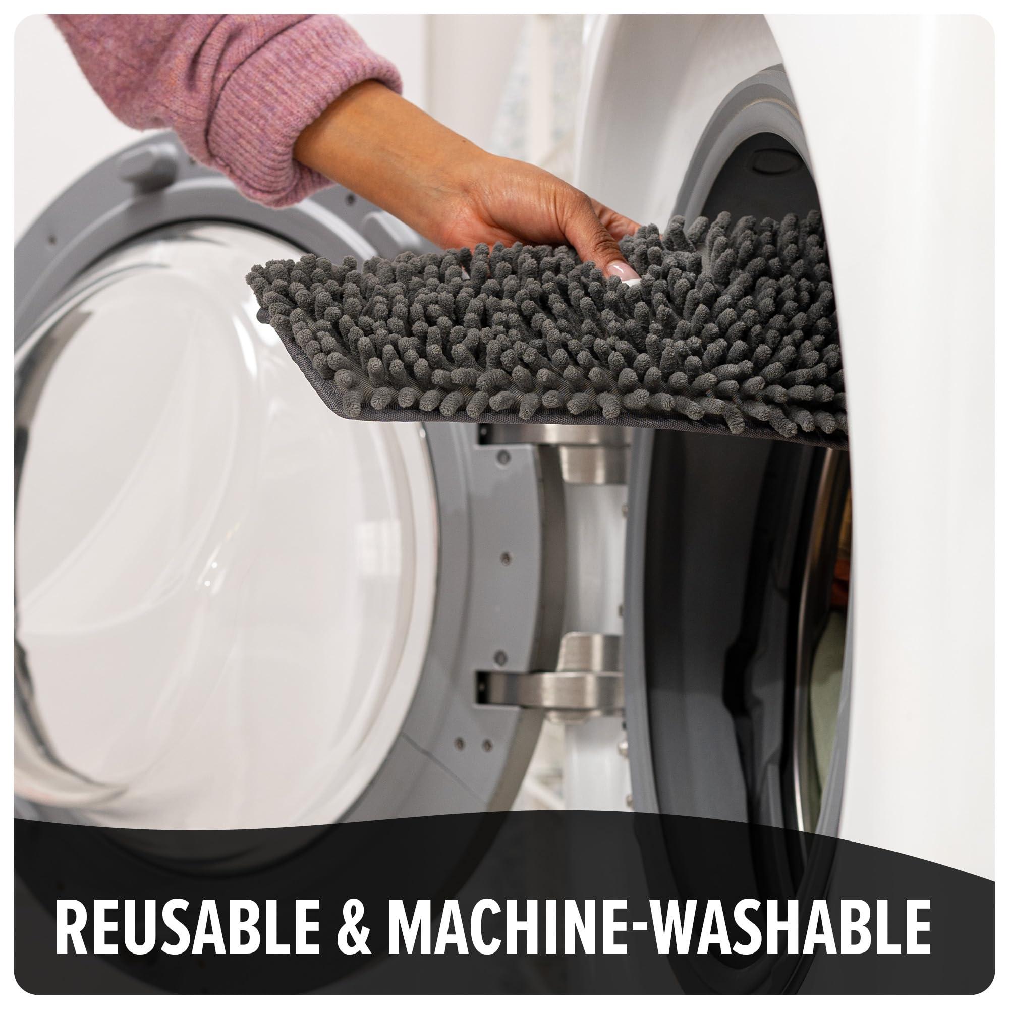 Dirt Devil Dirt Devil Dust Mop Replacement Pads, Pack of 2, Hardwood Floor Sweeper, Reusable Microfiber Dust Mop Pad, Multi-Surface Cleaner, AD52400, Grey