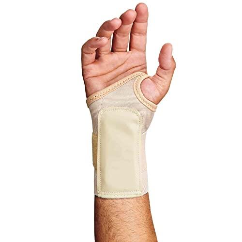 Ergodyne Ergodyne ProFlex 4000 Single Strap Wrist Support, Tan - Large, Right Hand
