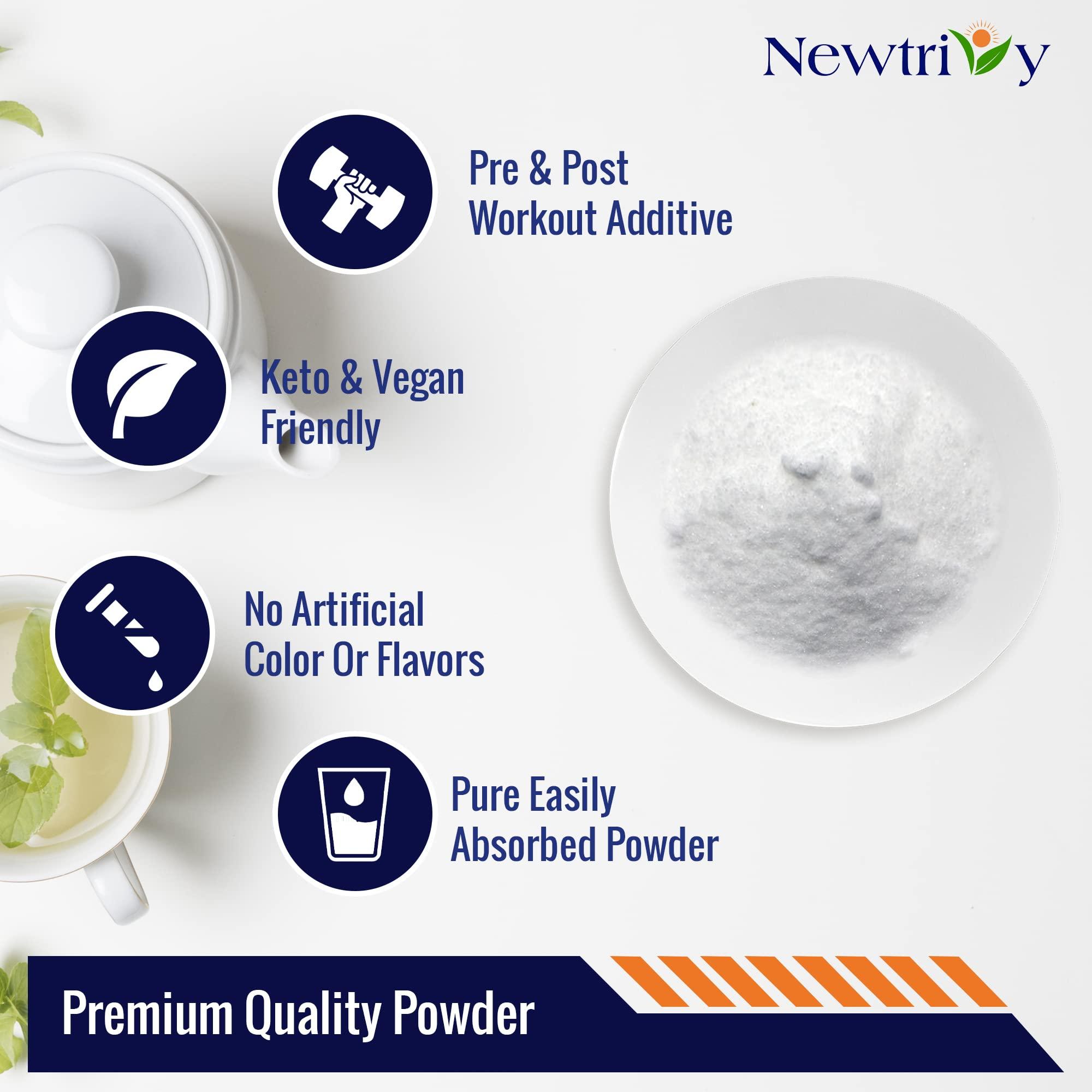 Newtrivy Creatine Monohydrate,Micronized, Pure,Unflavored,280g (9.8oz)