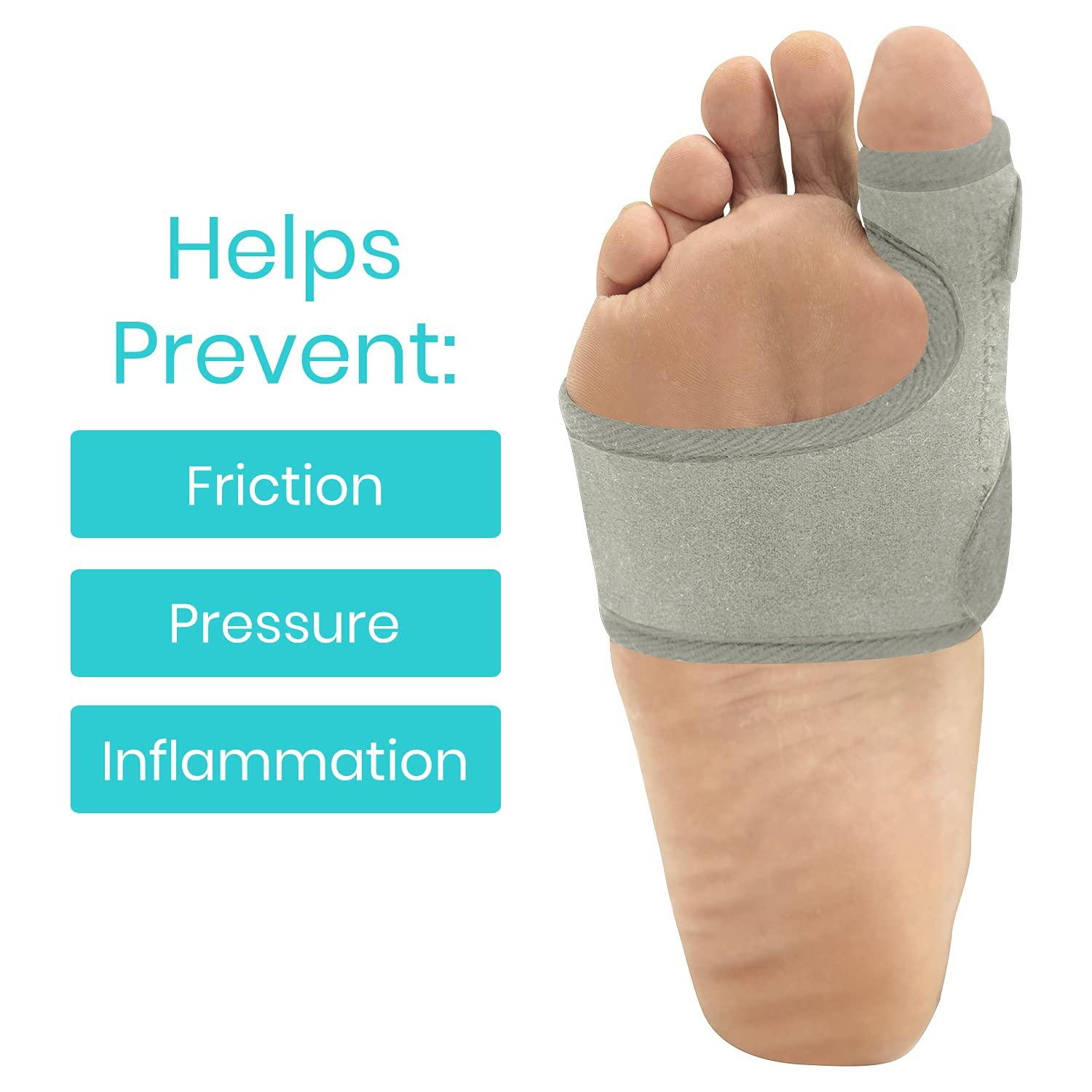 Vive Bunion Brace Big Toe Corrector Straightener With SplintHallux Valgus Pad Joint Pain Relief, Alignt TreattOrthopedic Sleeve Foot Wrap Support