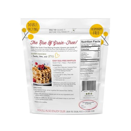 Otto's Naturals Otto\'s Naturals - Baking Powder, Gluten-Free, Grain-Free, Nut-Free Baking Powder for Cooking & Baking, Certified Paleo & Non-GMO Verified, 8 Oz