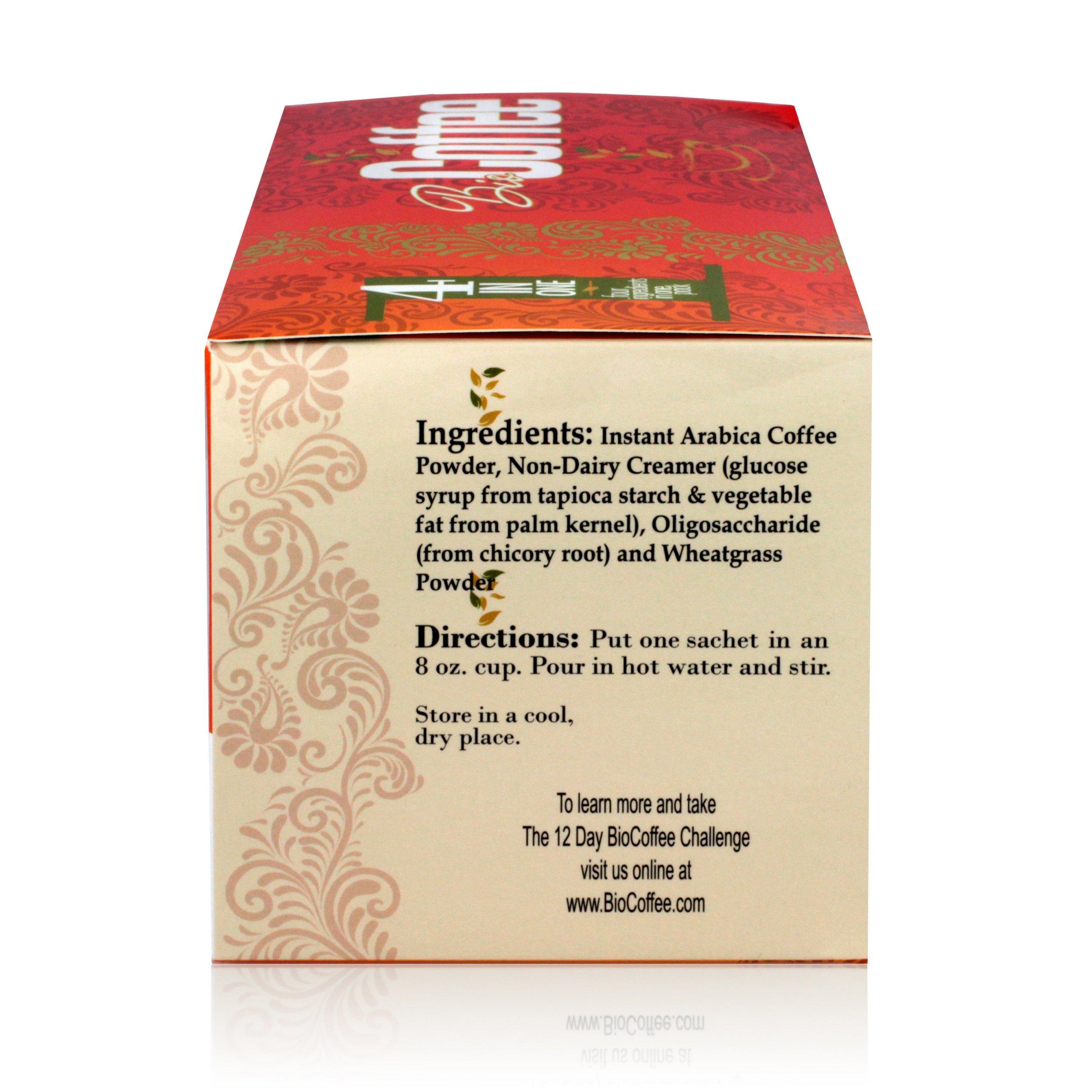 Bio Coffee Bio Coffee - First Organic Instant Non-dairy Alkaline Coffee (2 Boxes)