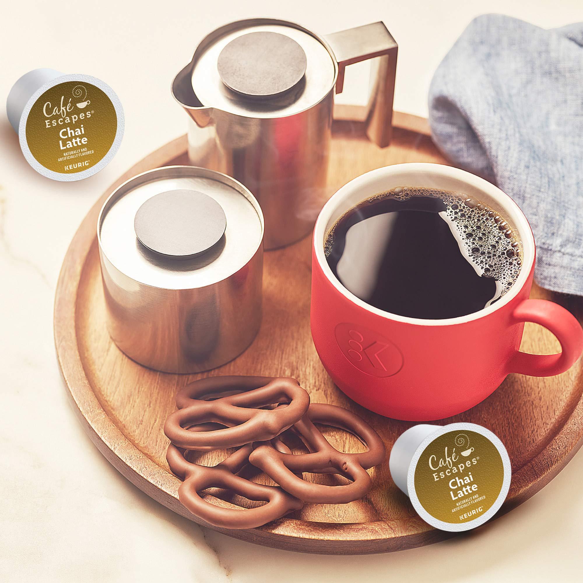 Café Escapes Cafe Escapes Chai Latte Keurig Single-Serve K-Cup Pods, 96 Count