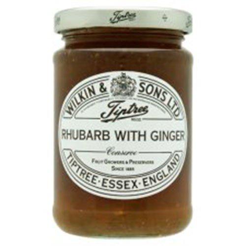 Tiptree (2 Pack) - Tiptree - Rhubarb & Ginger Conserve | 340g | 2 Pack Bundle
