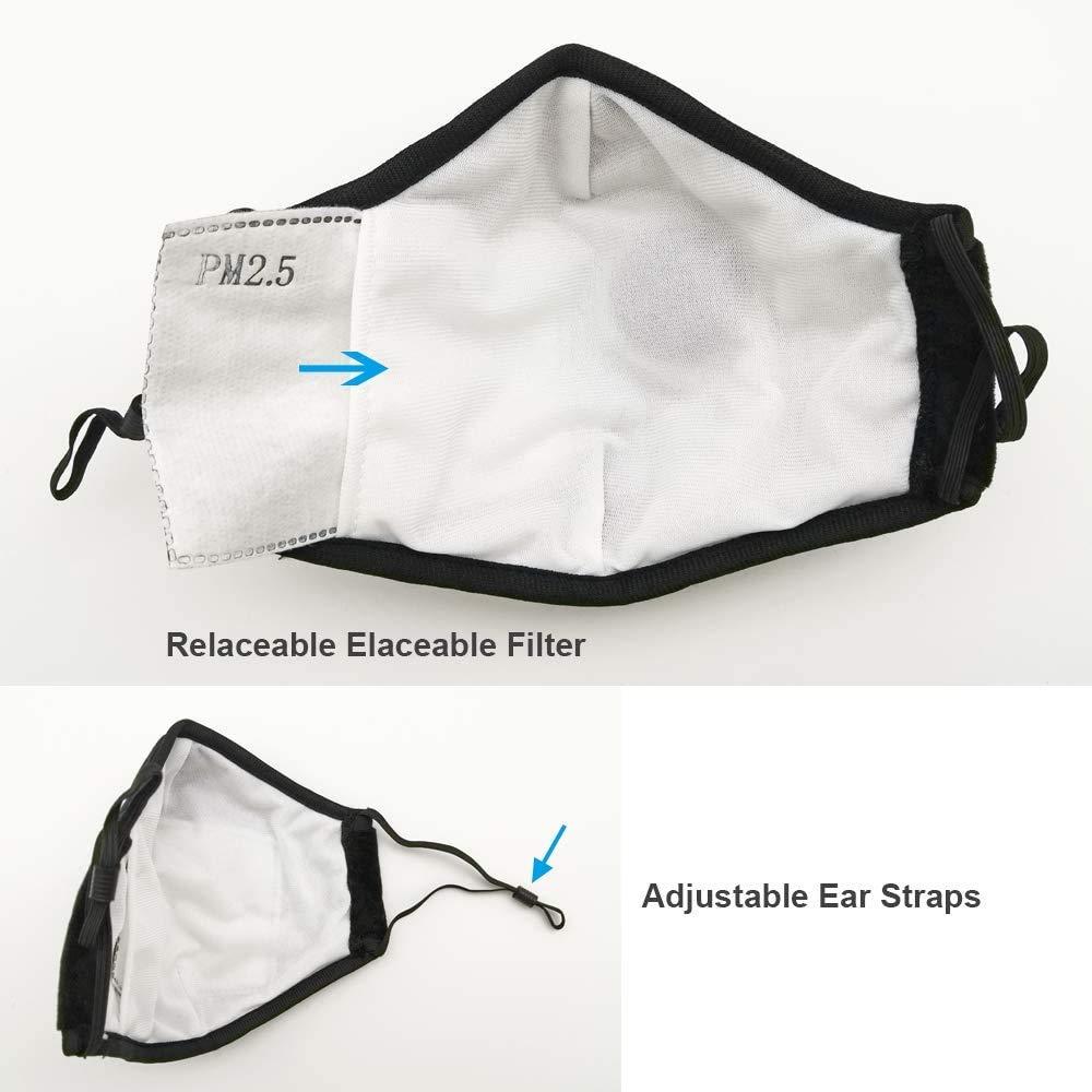 Unknown 3D Washable Face Mask Black