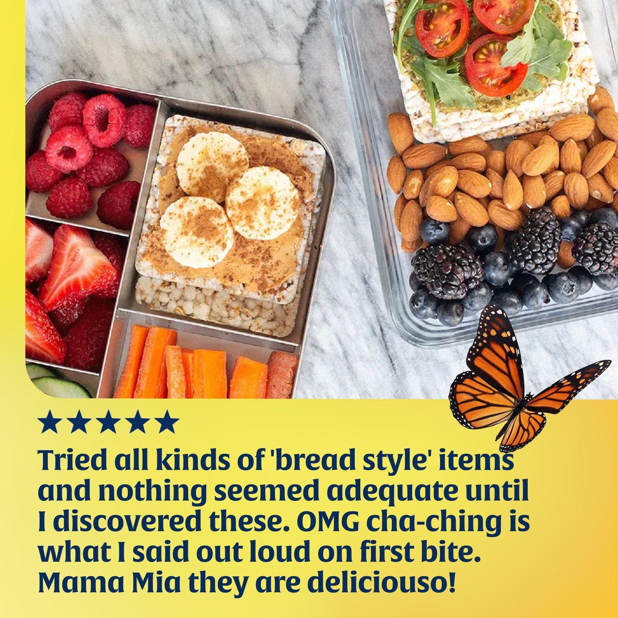 Lundberg Lundberg Organic Thin Stackers, Red Rice & Quinoa, Salt-Free, Thin Multigrain Rice Cakes, Gluten-Free, Vegan, Healthy Snacks, 6 oz (Pack of 1)