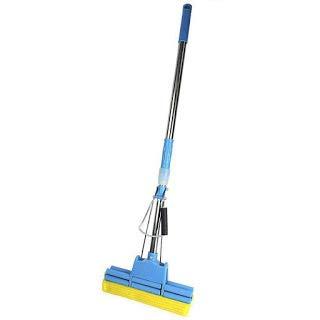 SHENKY SHENKY Floor Cleaning Squeeze Mop with Adjustable Telescopic Handle Squeegee Absorber Sponge Cleaner Pocha for Home Kitchen Bathroom, Stainless Steel (Multicolor)