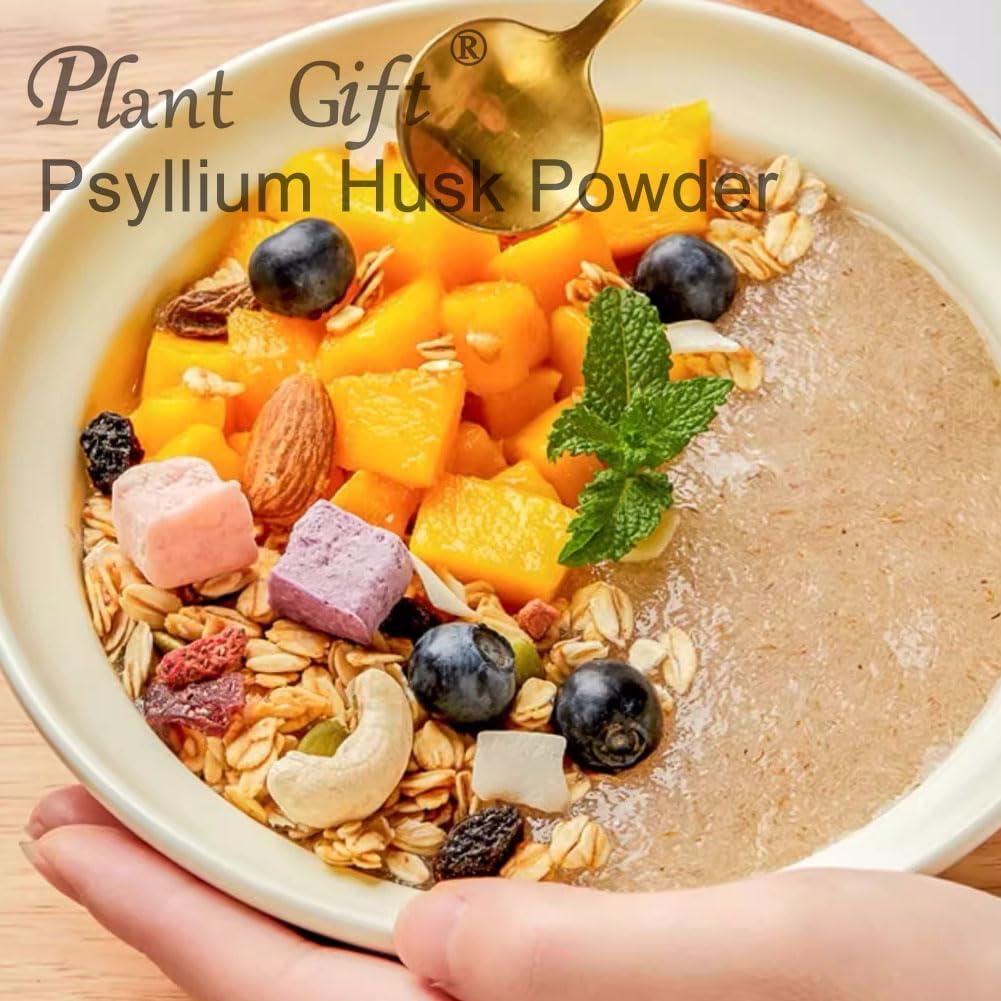 Plant Gift 100% Natural Pure Psyllium Husk Powder 100g/3.52oz Great for Baking & Cooking | Free from Preservatives