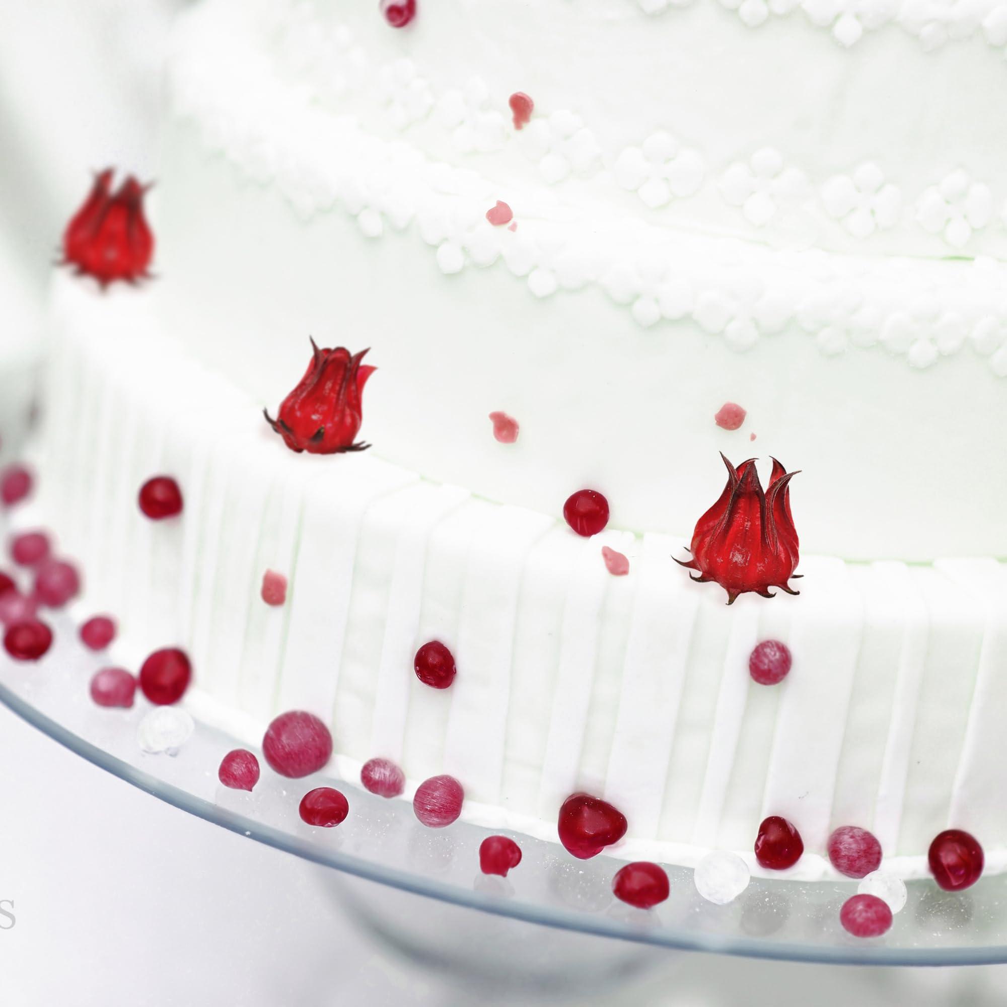 Cavalrywolf Wild Hibiscus Flowers in Syrup - 8.8 oz (250 g)