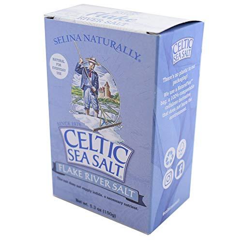 Celtic Sea Salt Celtic Sea Salt Flake Salt 5.3 Oz (150 G), Natural, Handcrafted, Gourmet, Salt Flakes, Salty, 5.3 Oz (Pack of 1)
