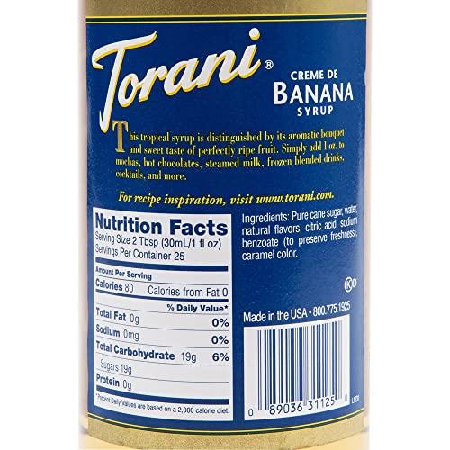 Torani Torani Banana, Creme De, 25.4-Ounce Bottles