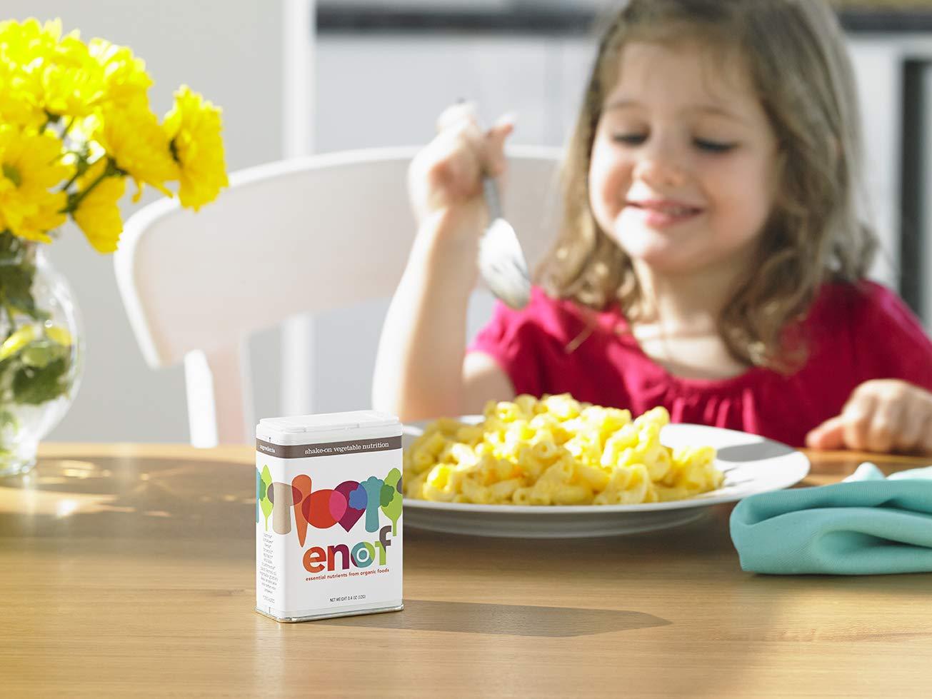 ENOF ENOF Organic Powder Supplement Made with 10 Organic Fruits & Vegetables, Gluten-Free, Non-GMO, 6 Mo. Supply