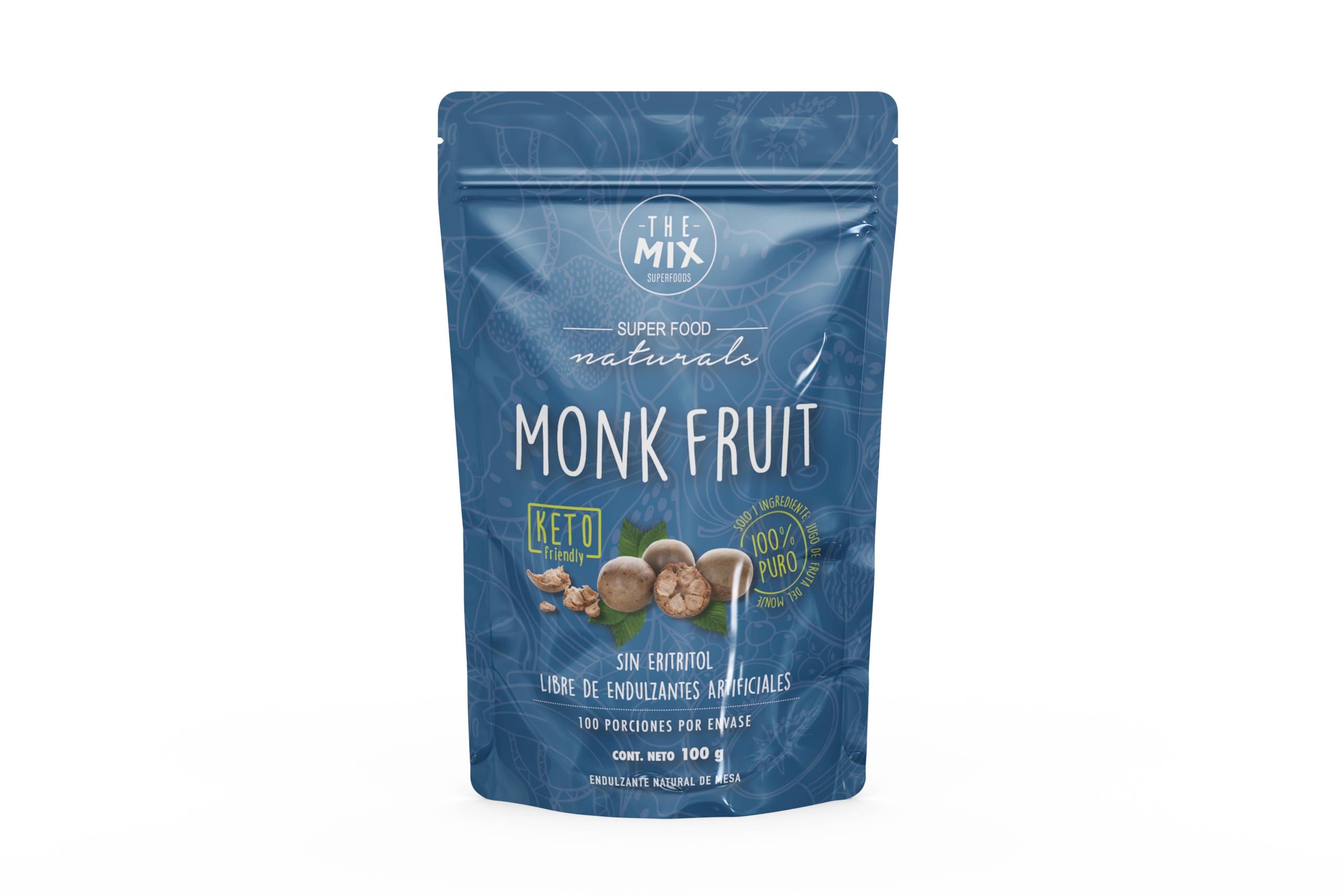 THE MIX SUPERFOODS The Mix Superfoods, Monk Fruit PURE, NO erythritol, NO artificial, JUST monk fruit 100% (100 g)