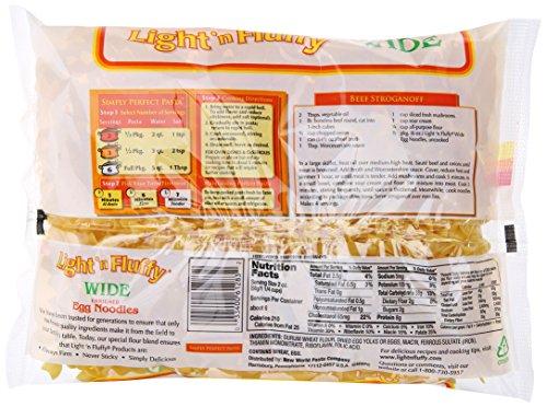 Grocery Test Brand Light 'n Fluffy Wide Egg Noodles, 12 oz Bag