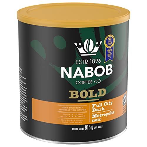 NABOB NABOB Full City Dark Ground Coffee, 915g/32.27 Ounces Pack of 6 {Imported from Canada}