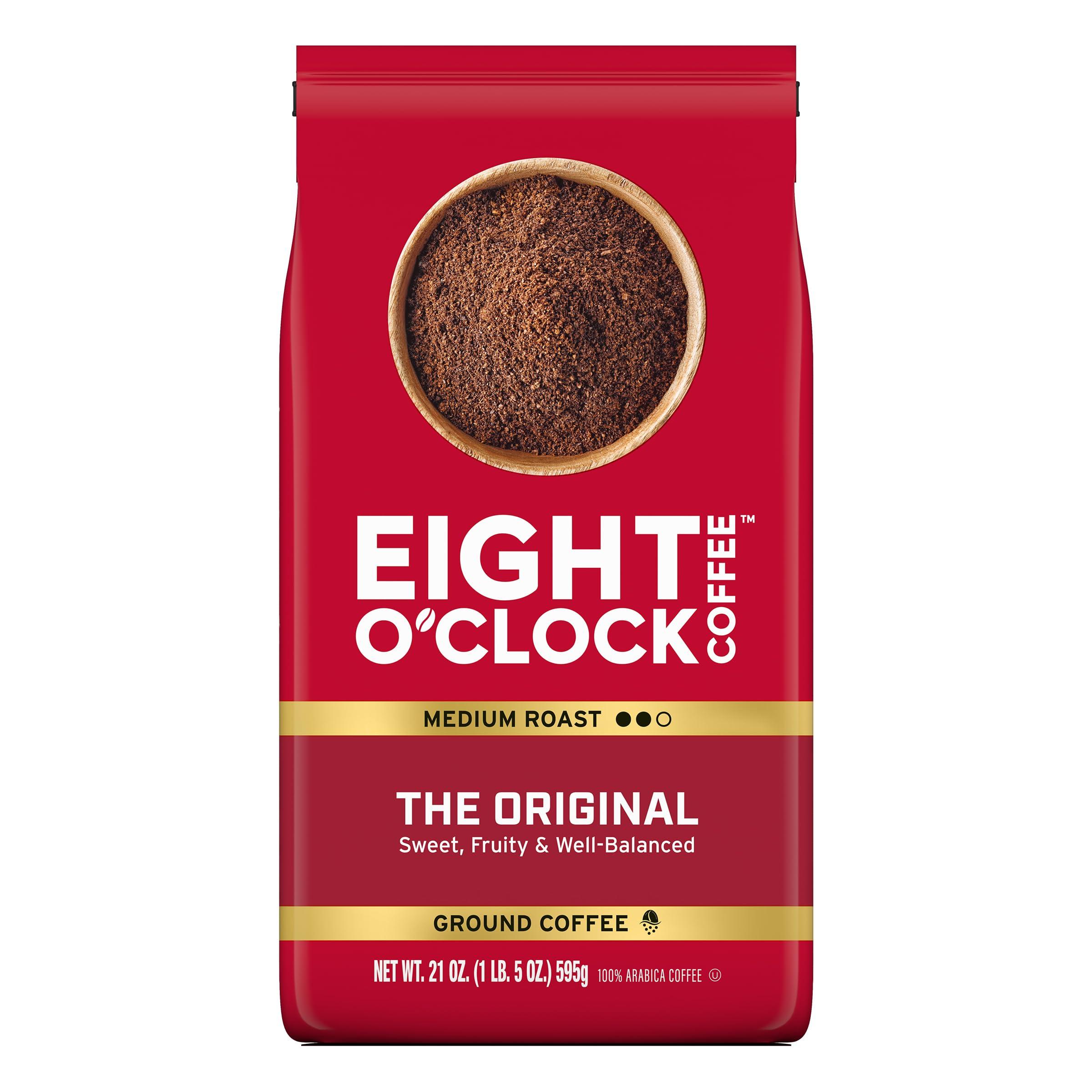 Eight O'Clock Coffee Eight O'Clock Coffee The Original, 21 Ounce, Medium Roast Ground Coffee 100% Arabica, Sweet, Fruity & Well Balanced