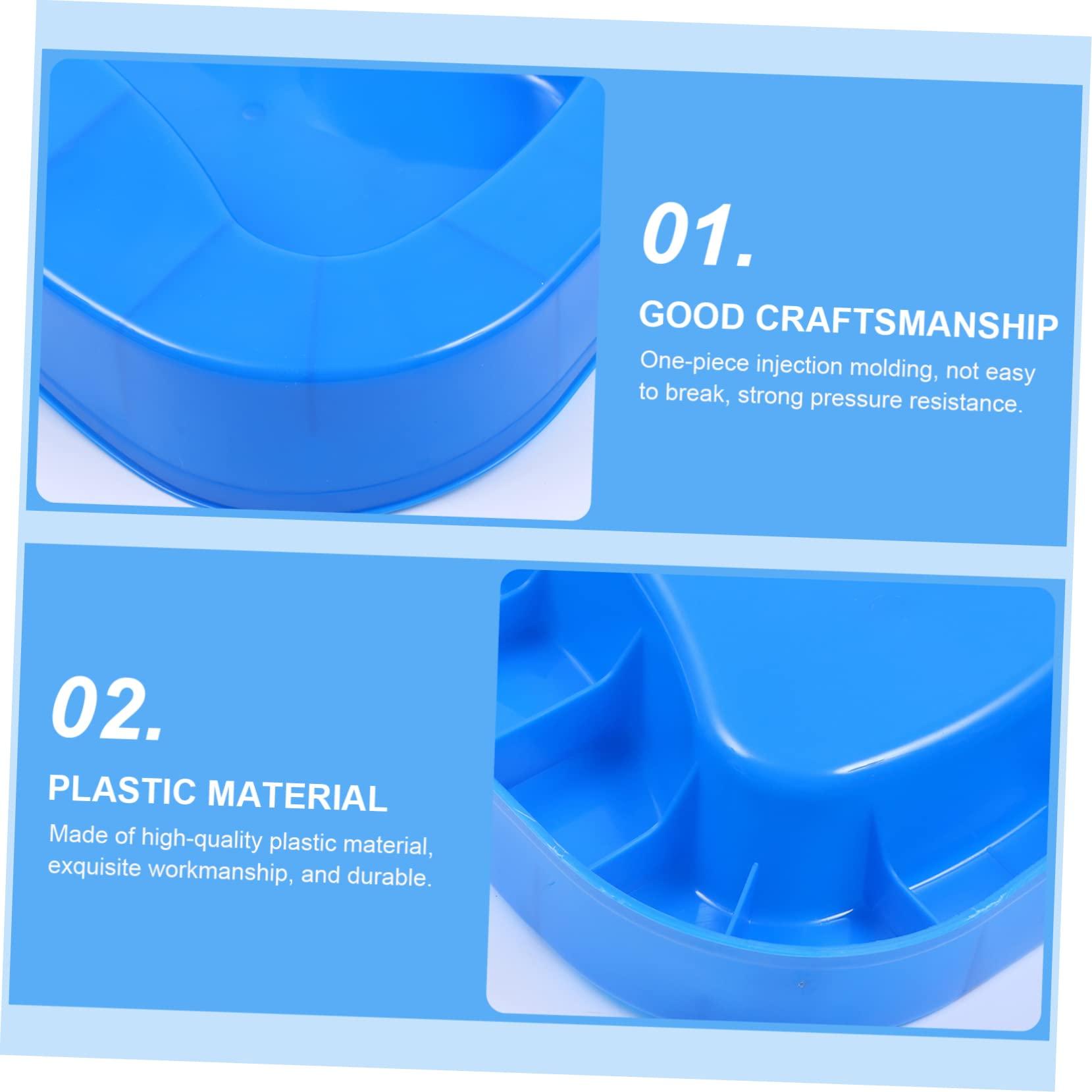 Healeved Healeved Toilet Portable Potty for Adults Travel Potties Portable Toilet 1 PC for Bedridden Elderly Bedpans Spittoon Plastic Thickened Household Squatting Pan Bedpans