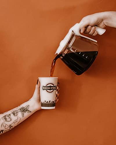 Verena Street Verena Street 12 Ounce Whole Bean Coffee, Light Medium Roast, Lock & Dam 11, Rainforest Alliance Certified Arabica Coffee