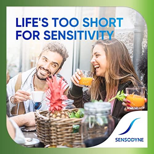 Sensodyne Sensodyne Fresh Mint Sensitive Toothpaste, Cavity Prevention and Sensitive Teeth Treatment - 4 Ounces (Pack of 3)