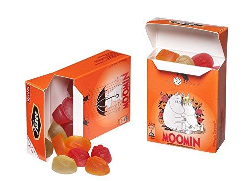 Fazer 5 Boxes x 20g of Fazer Xylimax Moomin - Xylitol - Natural Flavours & Colours - Fruit - Pastilles - Drops - Dragees - Candies - Sweets