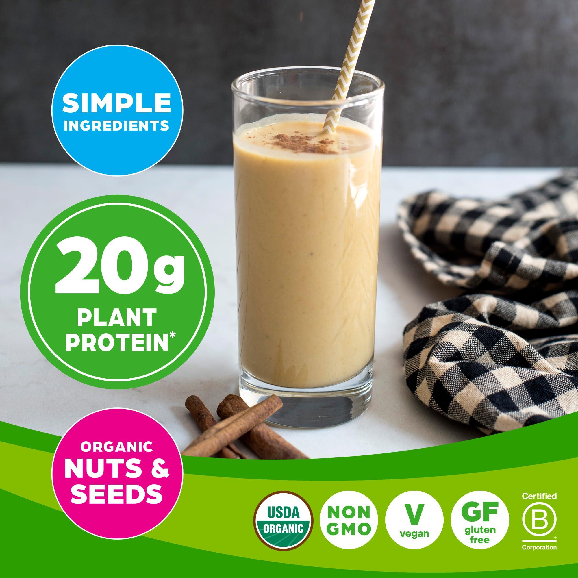 Orgain Orgain Organic Simple Vegan Protein Powder, Vanilla with Collagen Peptides Powder - Plant Based Protein, Hair Skin Nail Joint Support - 1.25lb 1lb