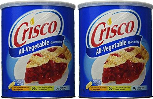 Crisco Crisco All-Vegetable Shortening, 6-Pound Cans (Pack of 2)