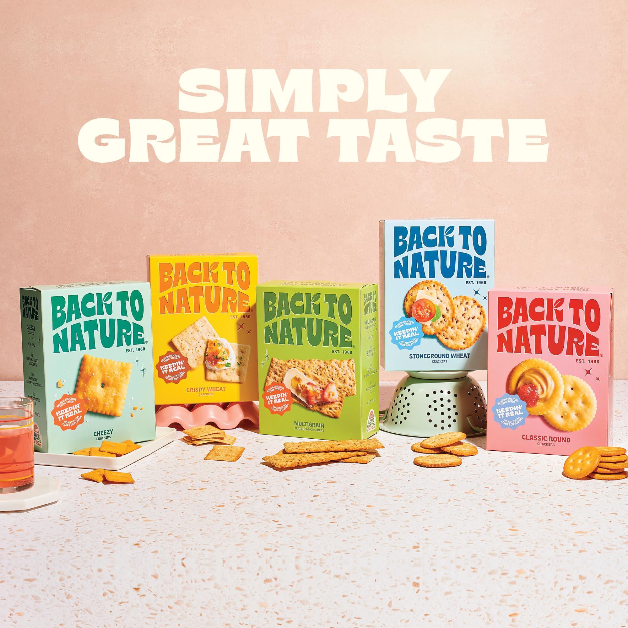 Back to Nature Back to Nature Gluten Free Crackers, Multi-Seed Rice Thins - Dairy Free, Non-GMO, Made with Whole Grain Brown Rice Flour, Delicious & Quality Snacks, 4 Ounce