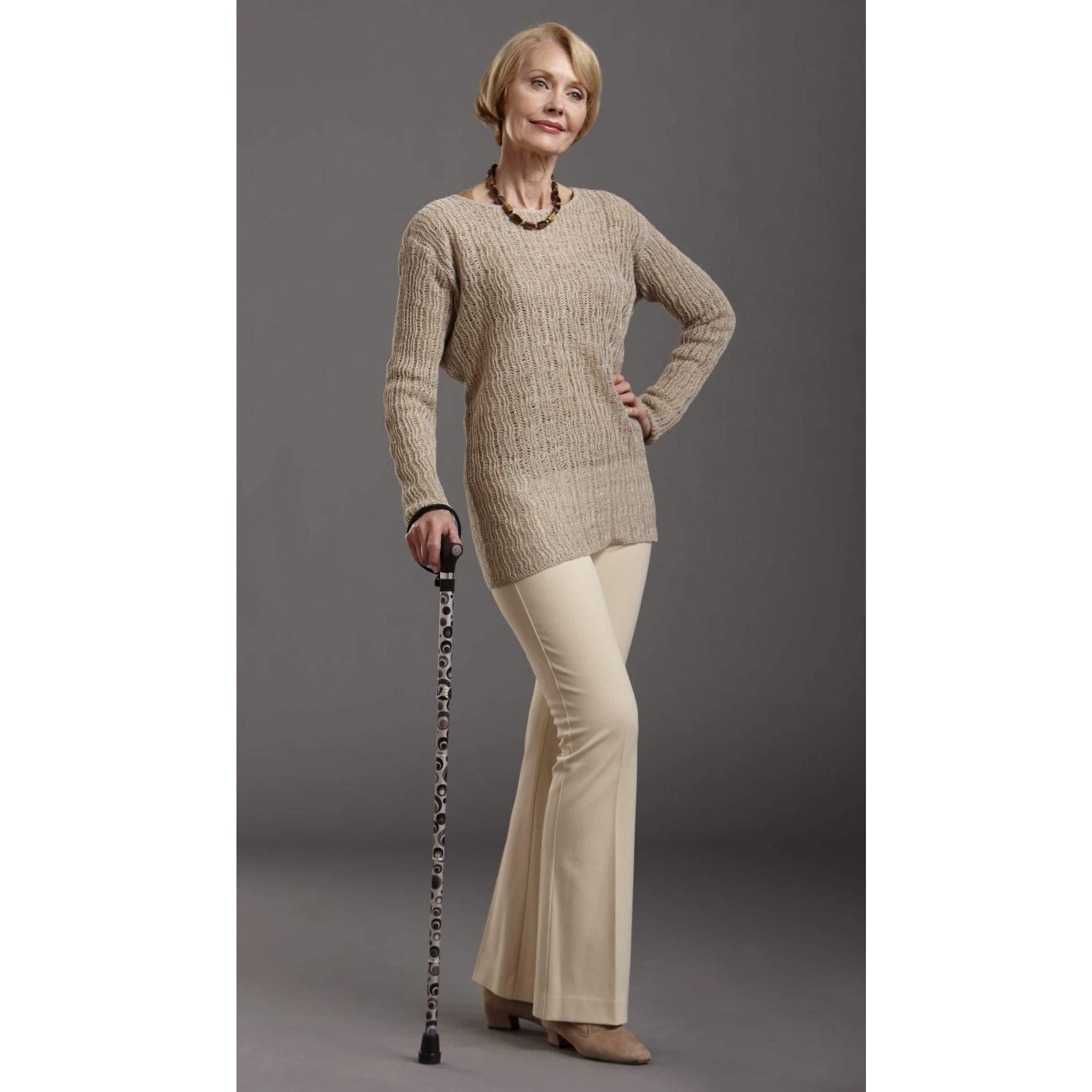 Switch Sticks Switch Sticks Walking Cane for Men or Women, Foldable and Adjustable from 32-37 Inches, FSA and HSA Eligible, Storm
