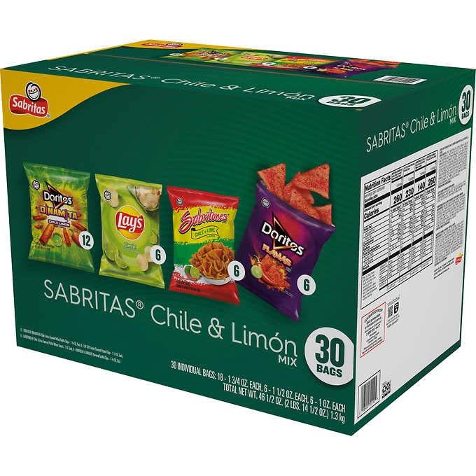 Sabritas Sabritas Chile Limon Mix, Variety Pack, 30 ct