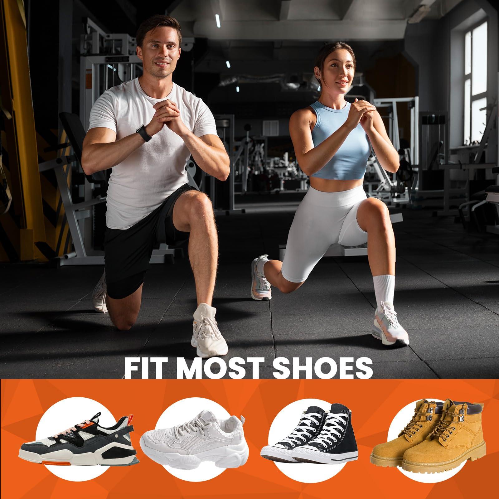 Welnove Work Boot Insoles Plantar Fasciitis - Welnove Heavy Duty Inserts for Pain Fatigue Relief, Standing All Day - High Arch Support Shoe Insoles Orthotic for Flat Feet, Achilles Tendonitis, Men Women (XS)